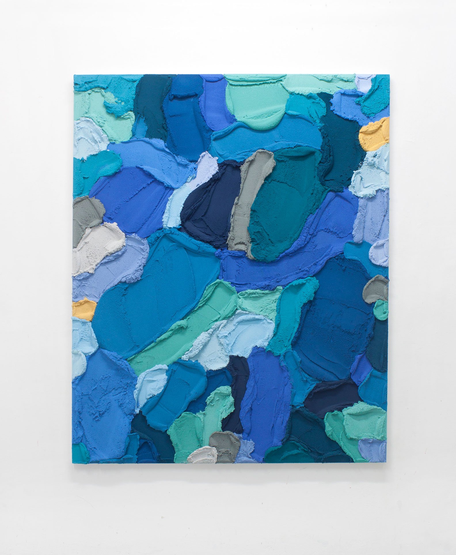 PR50, mixed media on wooden panel, 2021, 150 × 121 cm