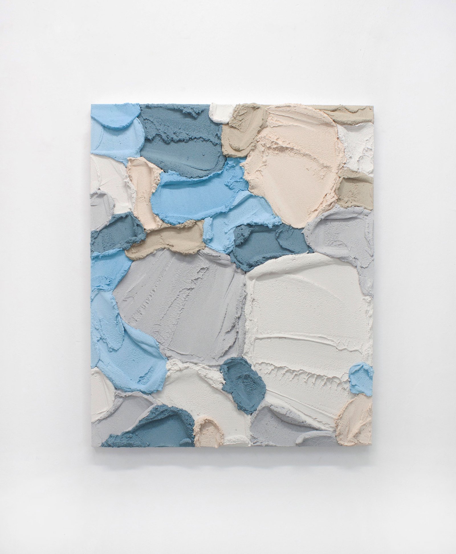 PR69, mixed media on wooden panel, 2021, 85 × 70 cm