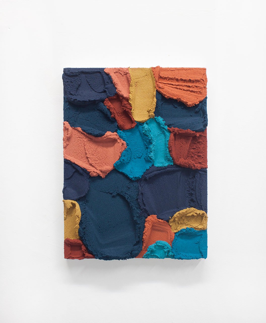PR76, mixed media on wooden panel, 2021, 40 × 30 cm